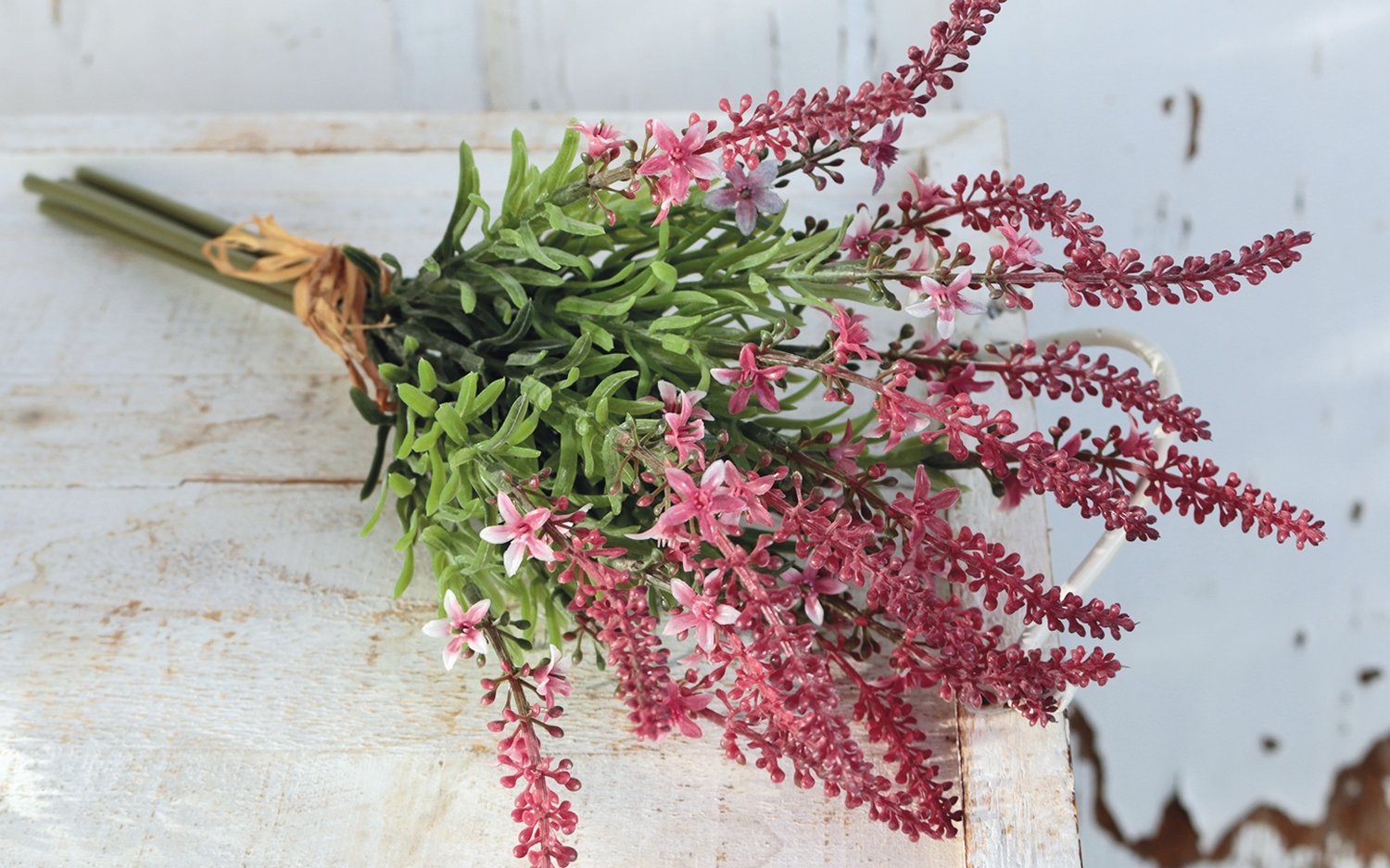 1882 222 a3 Искусственный пучок лаванды, 39 см, темно-фиолетовый H-andreas  - Вид №6