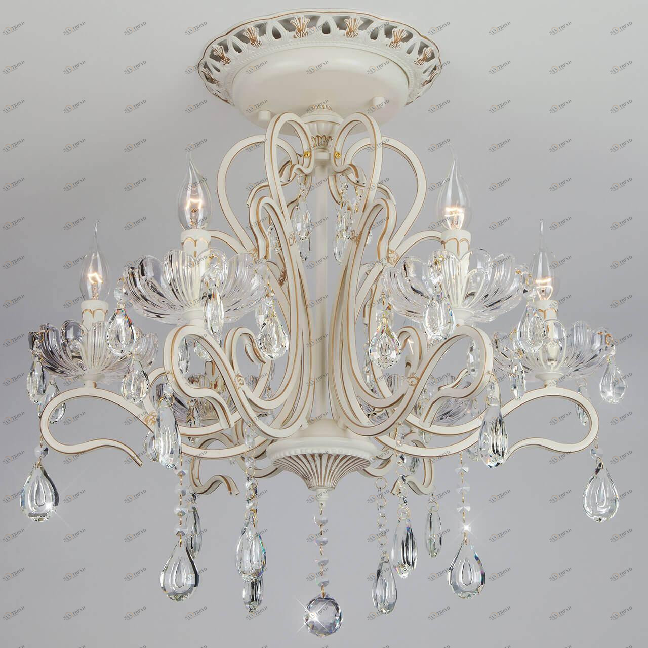 Подвесная люстра Eurosvet 12205/6 белый Strotskis EUROSVET ДИЗАЙНЕРСКИЕ 00-3888548 Белый 