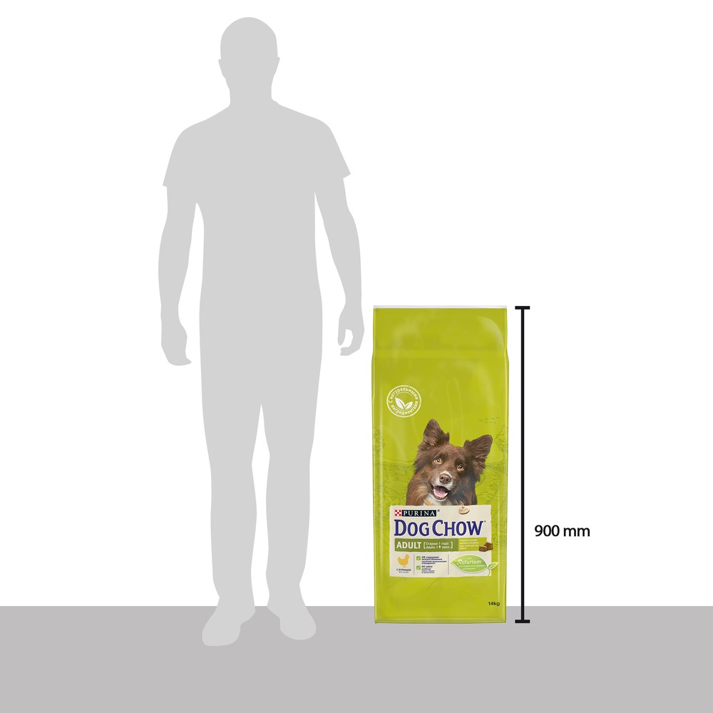 ПР0059683 Корм для собак Курица сух. 14кг Dog Chow  - Вид №2