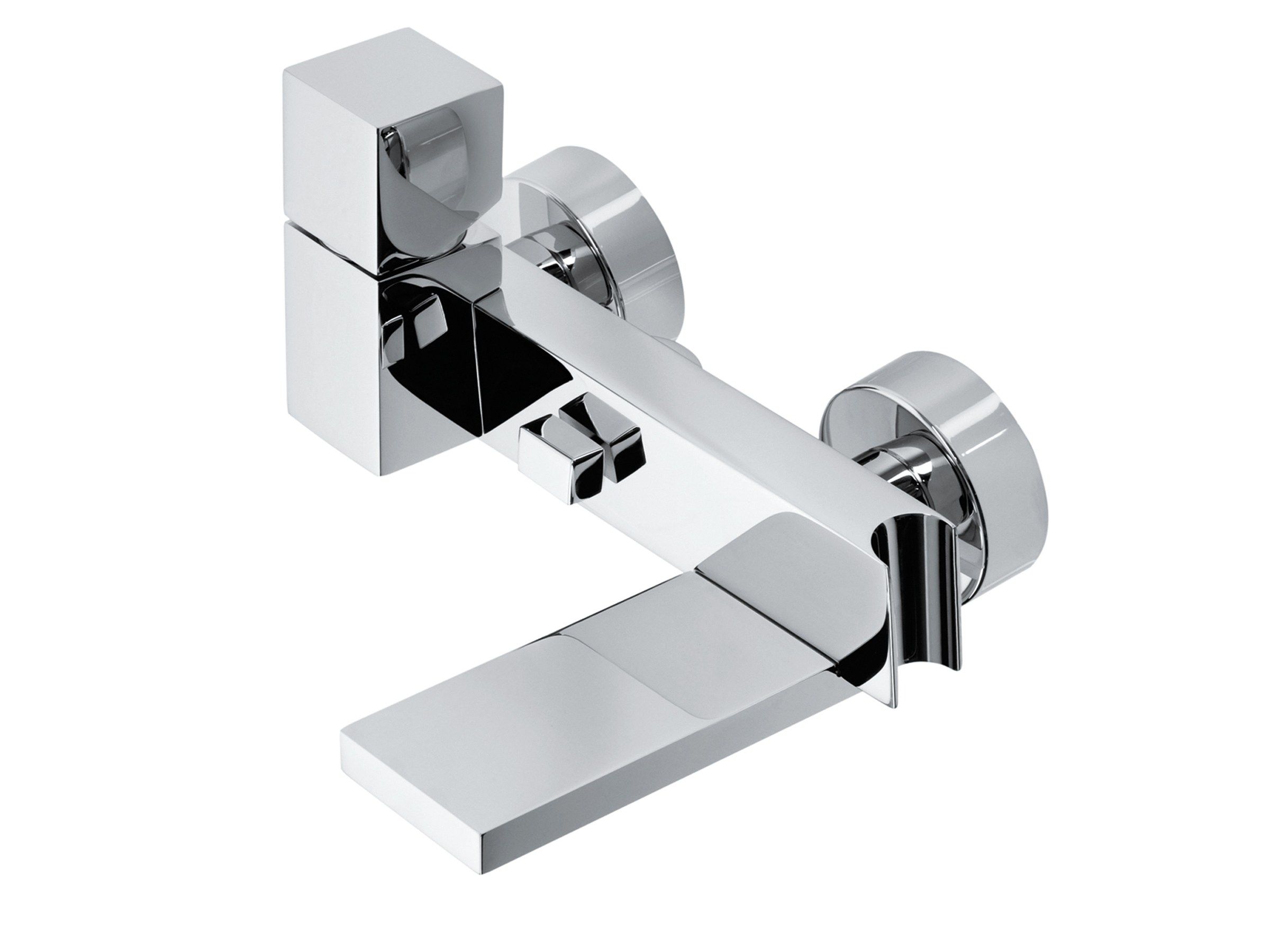 Латунный настенный смеситель для ванны с переключателем Bossini ARCH-00093937 - Вид №1