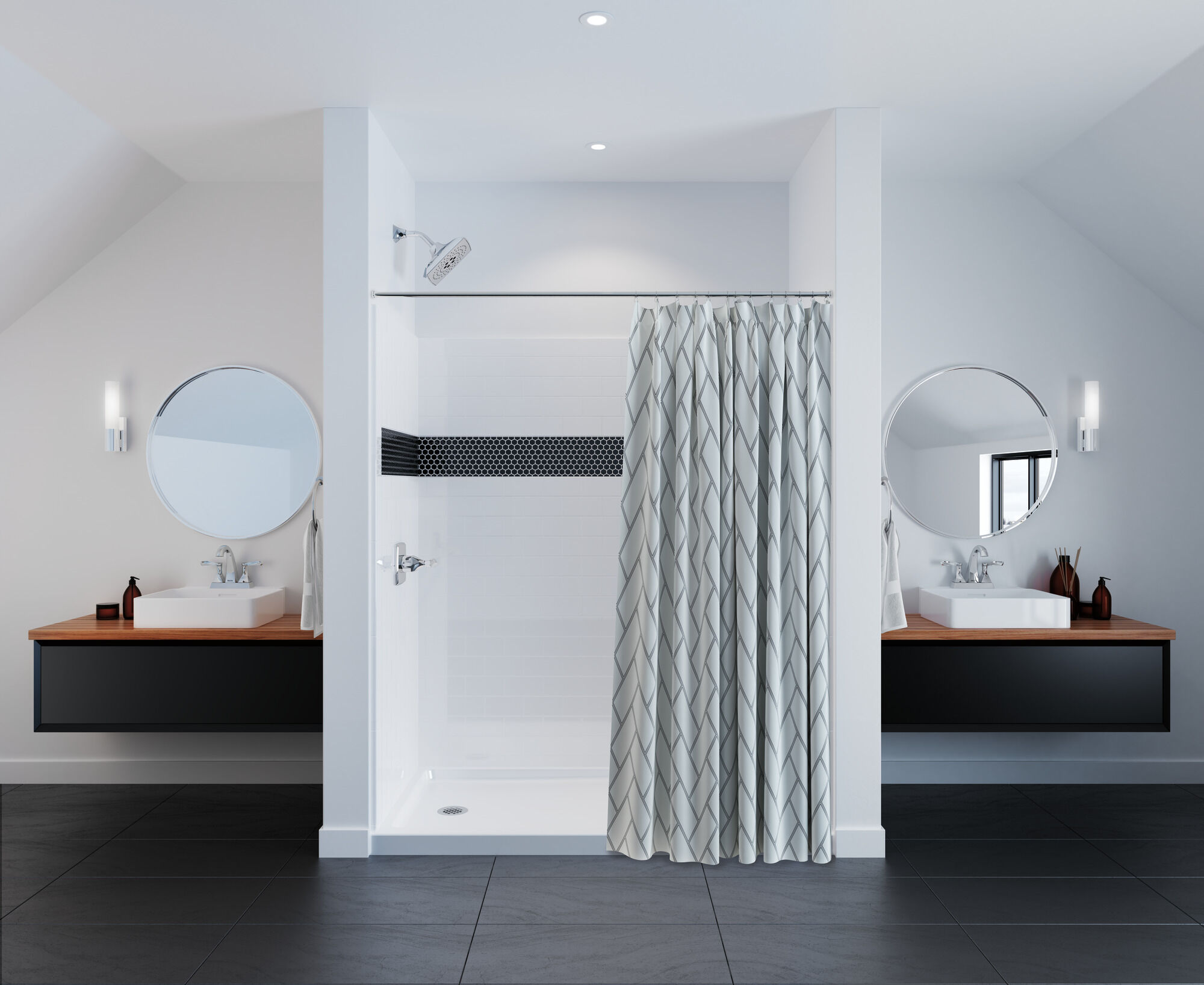 144741 Для ванны и душа Monitor® серии 14 Delta Faucet Everly Хром  - Вид №13