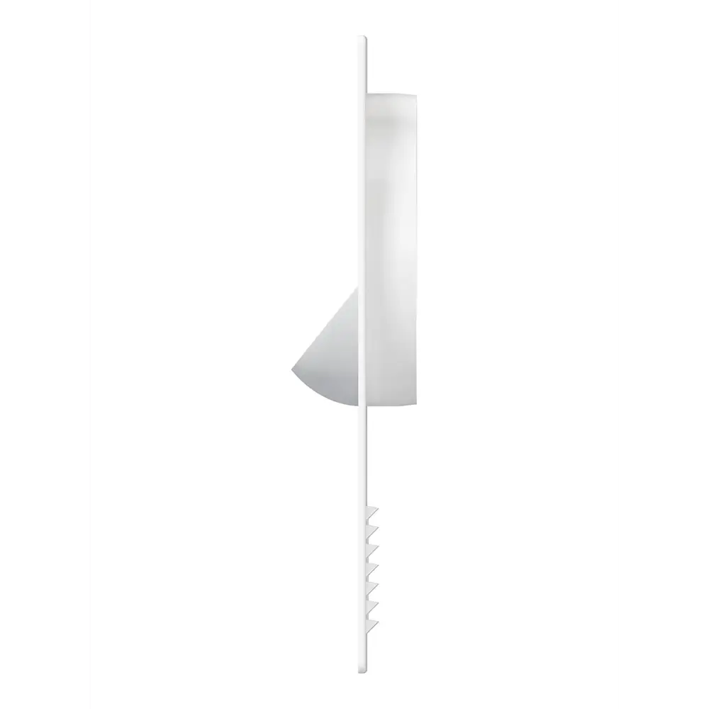 Вентиляционная решетка с фланцем Fonet 180x250 мм D120 мм пластик цвет белый STLM-2188646 - Вид №2