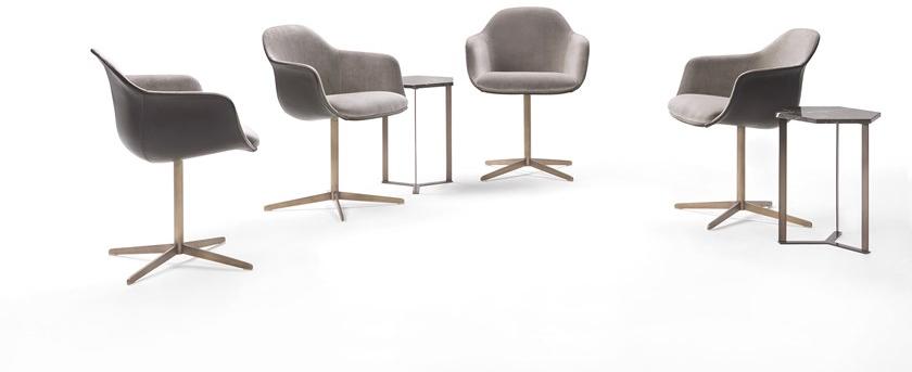 Marelli Стул из ткани с подлокотниками sun-id-1432569 - Вид №4