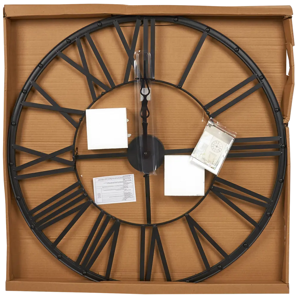 Часы настенные Atmosphera Retro Factory ø70 см, металл, цвет чёрный 83877072 STLM-2159190 - Вид №4