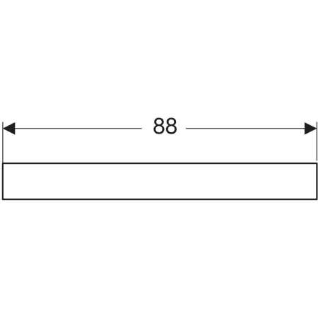 430210304 Фронтальная декоративная панель Geberit Bambini для детской раковины, для двух смесителей для раковины Geberit  - Вид №3