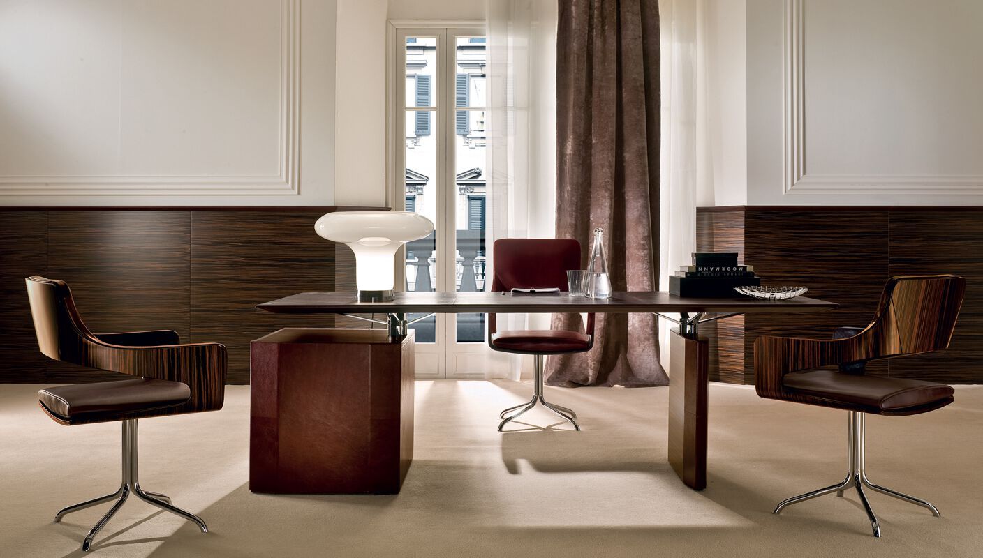 Деревянный направленный прямоугольный стол i 4 Mariani De_Symetria ARCH-00081207