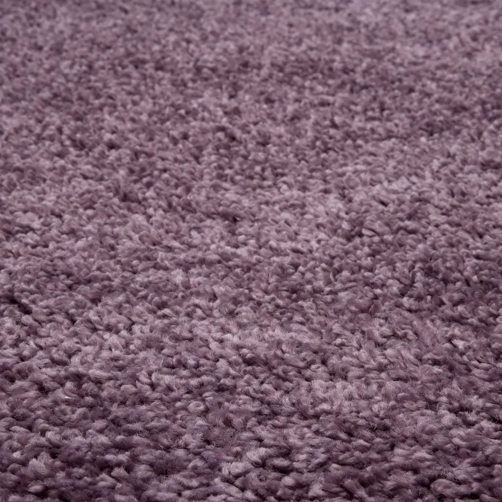 Ковер полипропилен Шагги Тренд L001 ø150 см цвет сиреневый MERINOS STLM-2193295 - Вид №3