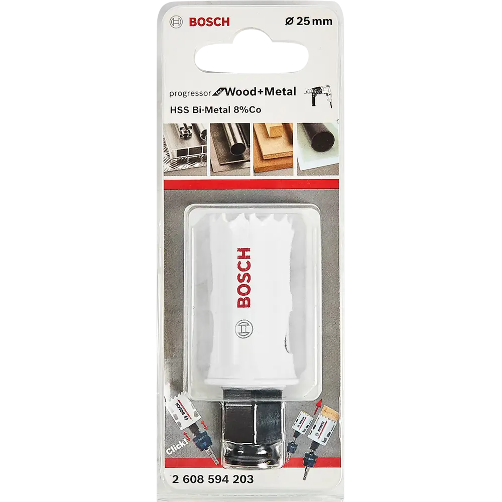 Коронка по стали биметаллическая Bosch Progressor 2608594203 25 мм 82384597 STLM-2183844 BOSCH PROFESSIONAL  - Вид №2