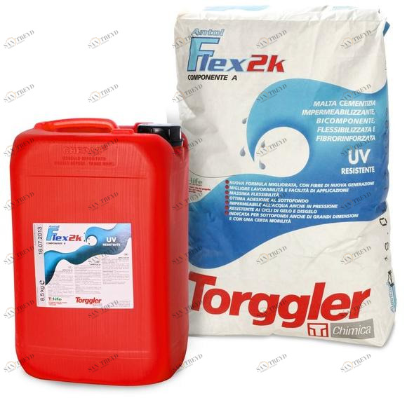 Torggler Chimica Двухкомпонентная гибко-волокнистая гидроизоляция sun-id-1502353