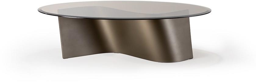 Reflex Овальный стеклянный журнальный столик для гостиной Esse sun-id-1456953 - Вид №1