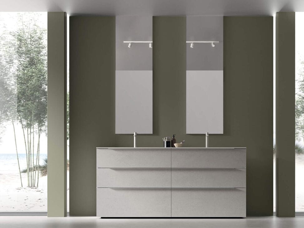 Напольный умывальник с зеркалом ARCOM Rail ARCH-00152248