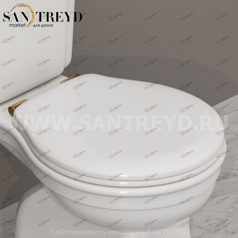 PA109 Крышка сиденье для унитаза Ceramica Globo PAESTUM