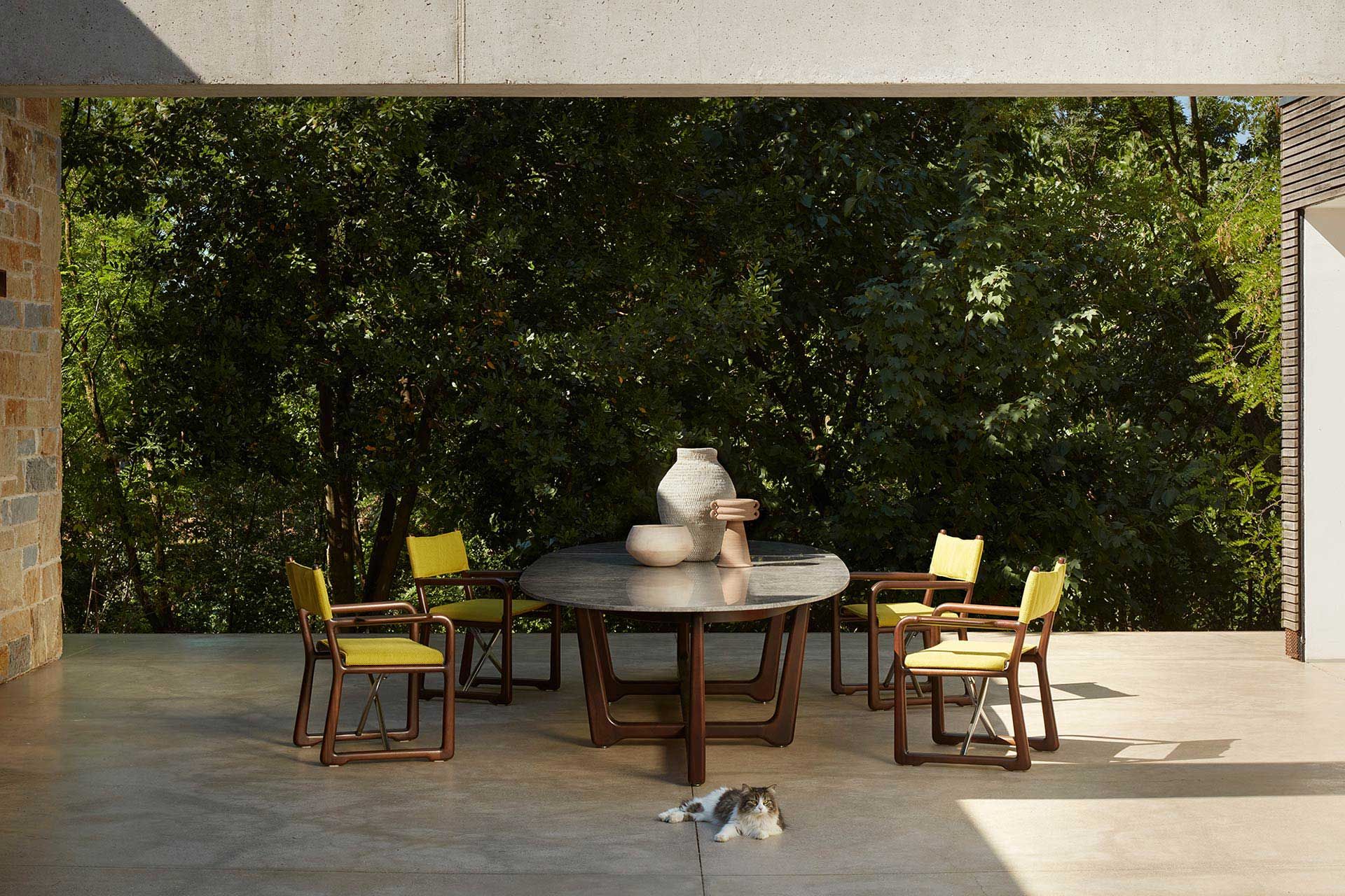 Складной стул директора из красного дерева и ткани Exteta Loro Piana Interiors, Стулья Delight от Exteta ARCH-00018679 - Вид №23