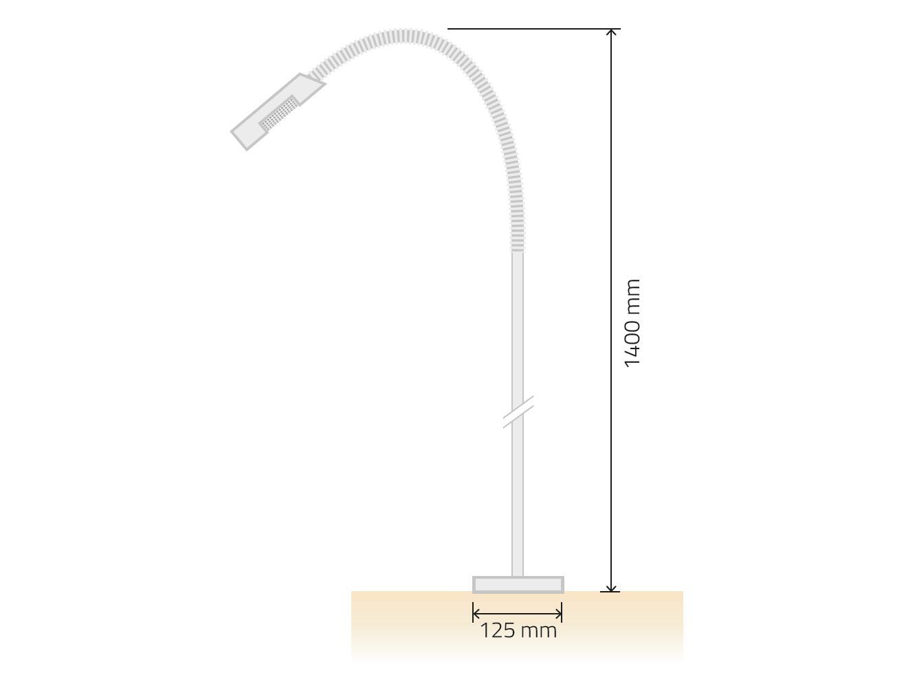 Светодиодный торшер для чтения с гибким кронштейном TEKNI-LED ARCH-00133571 - Вид №5