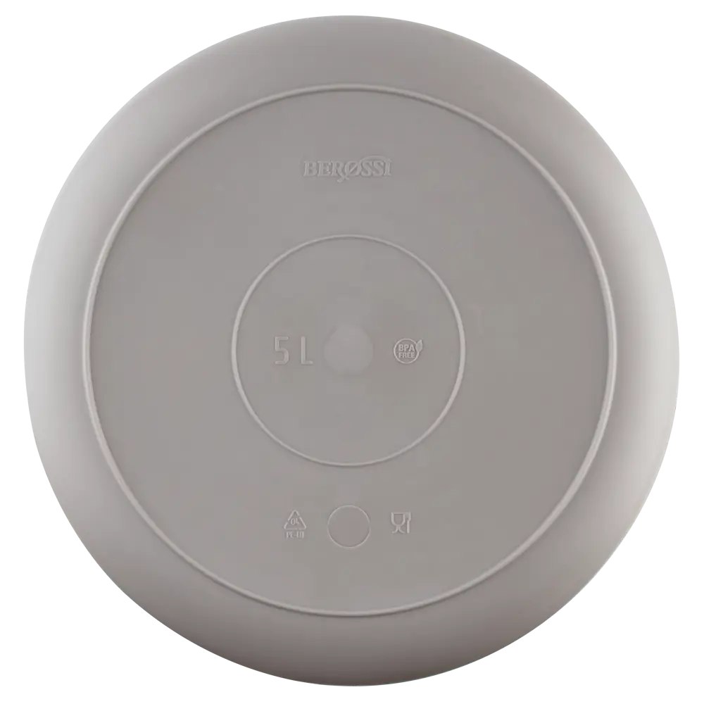 Корзина для белья Berossi CubaLibra ИК 74565000 5 л цвет дымчато-серый STLM-2186678 - Вид №3