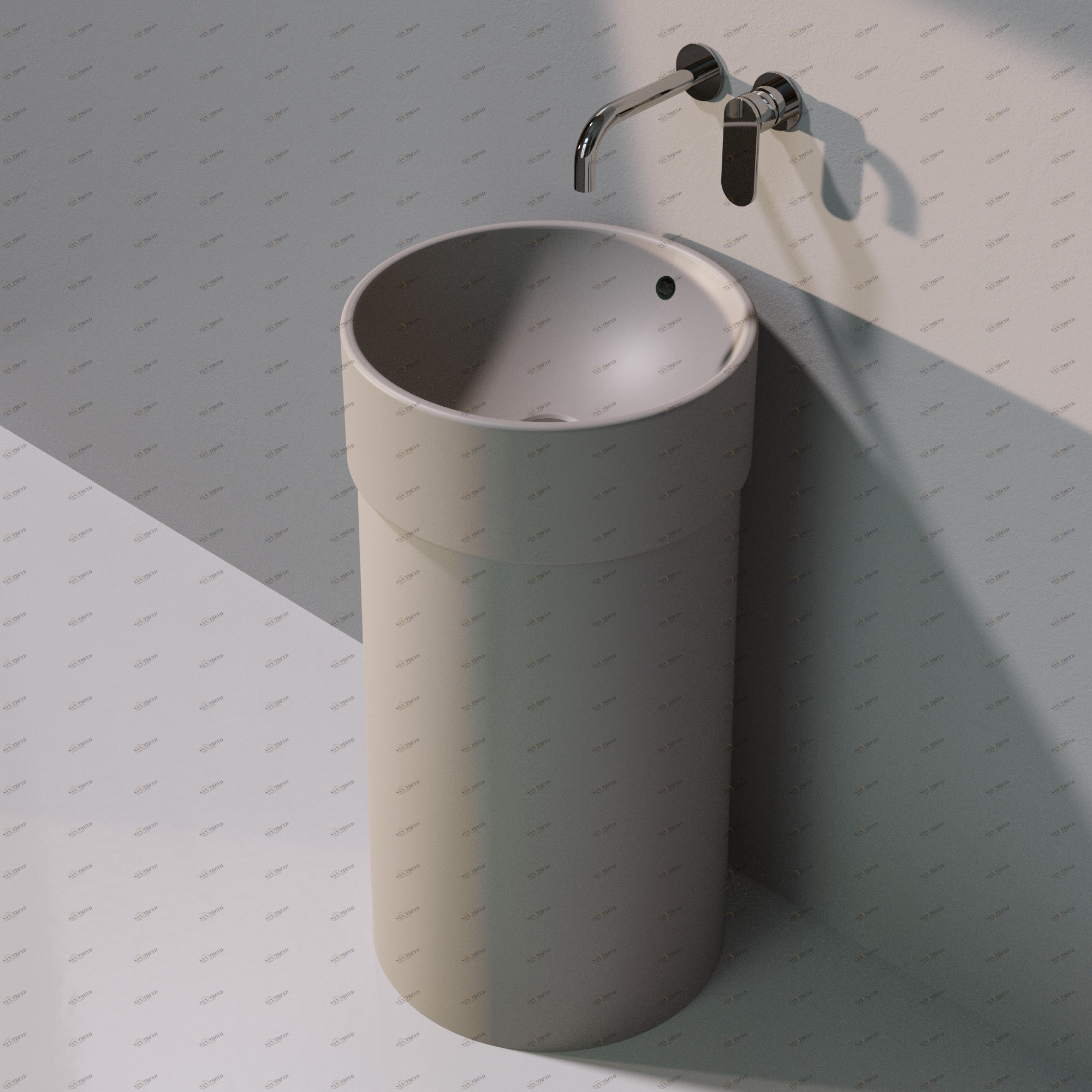 5050-42C_COLP.1019 Пьедестал для раковины овальная Ceramica Flaminia 