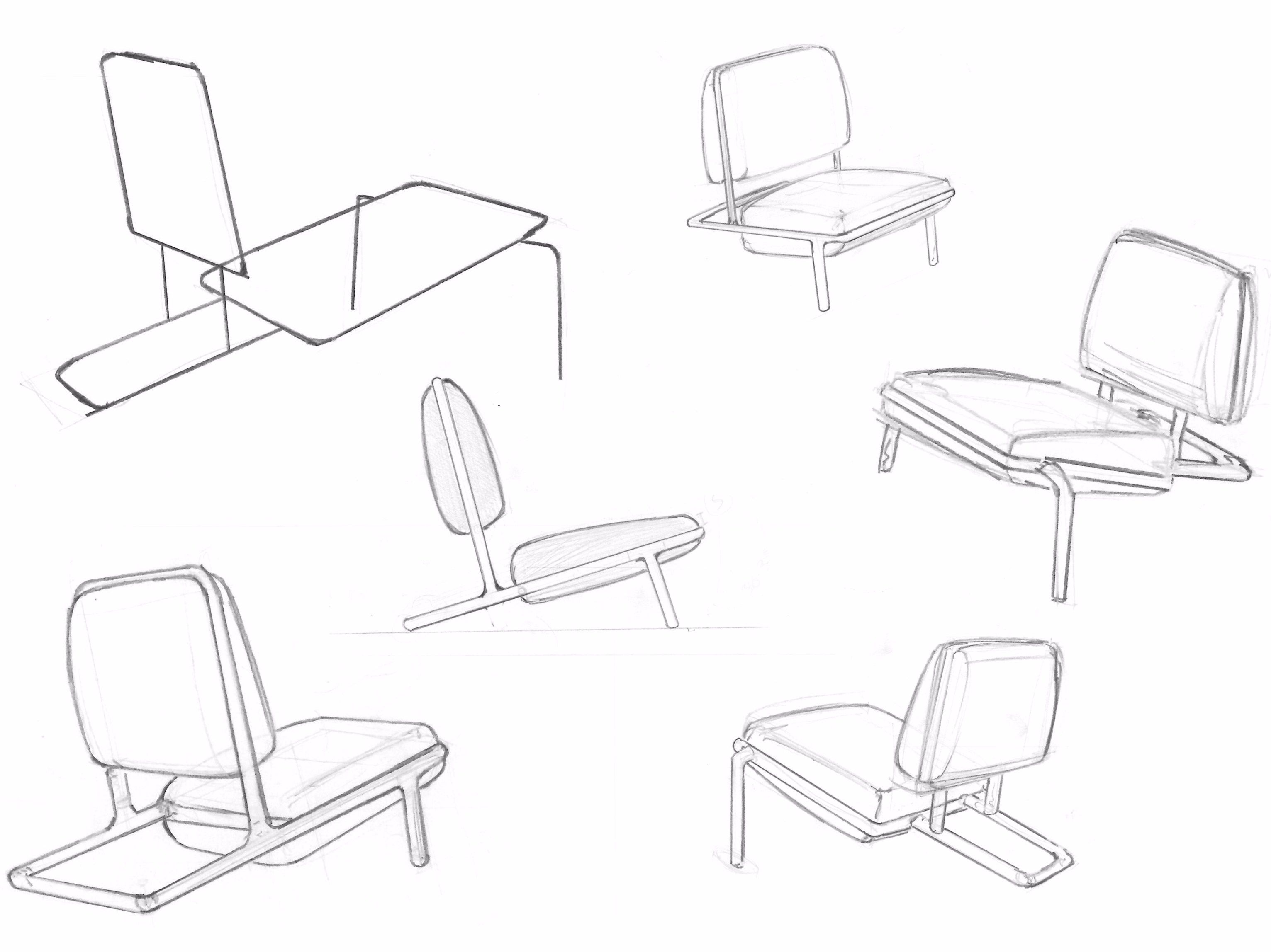 Кожаное кресло с подлокотниками Bla Station Åhus ARCH-00050667 - Вид №13