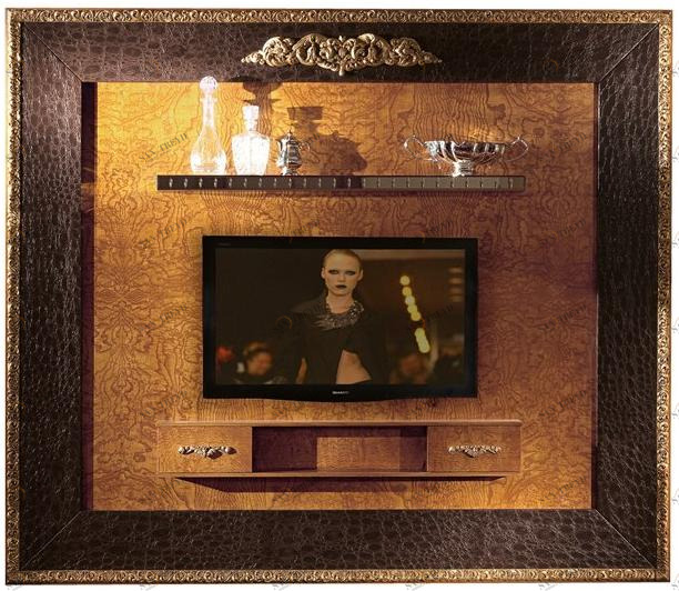 A.R. Arredamenti Настенная оборудованная стена с подставкой под телевизор Royal 704