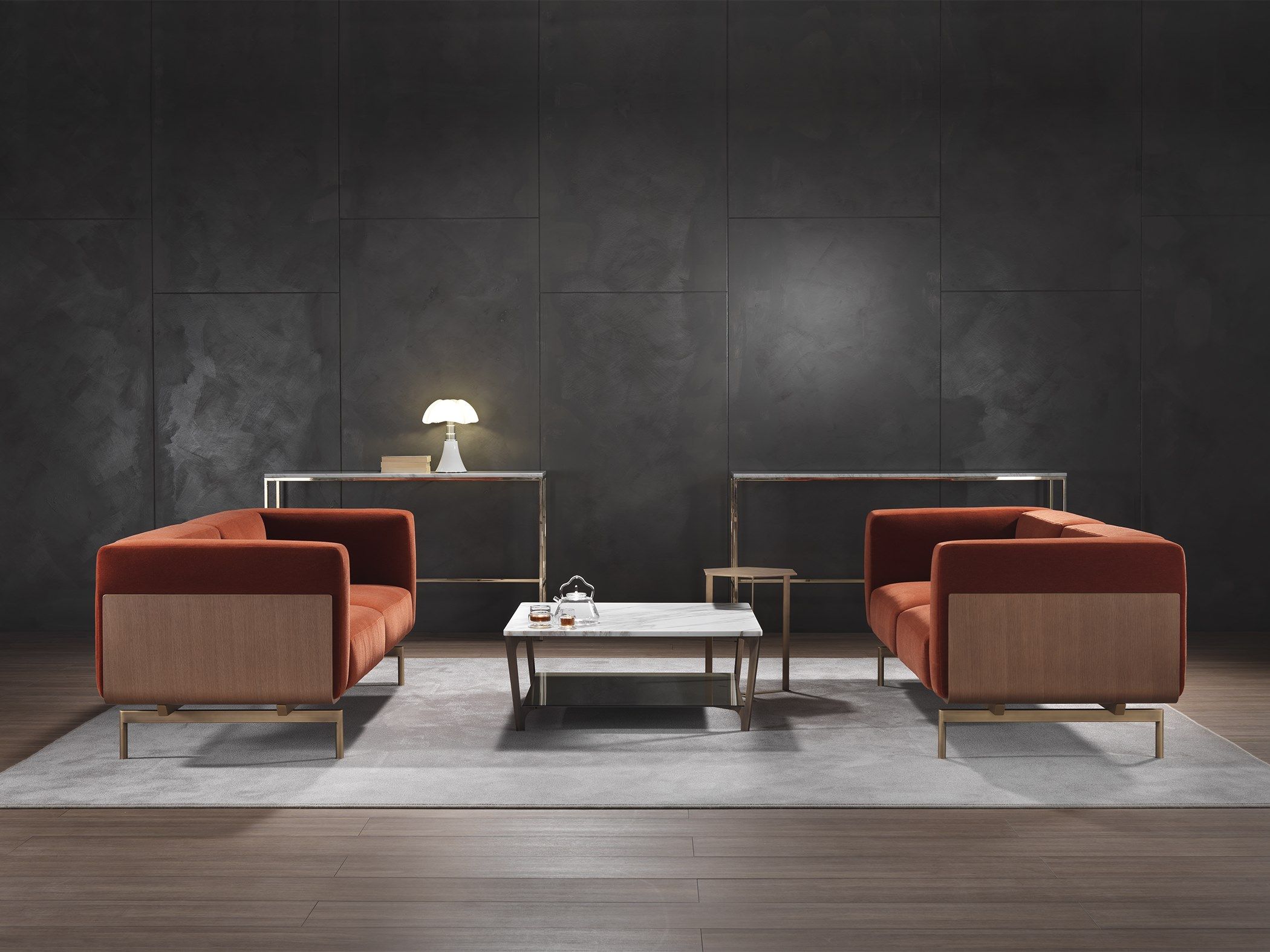 Модульный тканевый диван Marelli L-Sofa ARCH-00125394 - Вид №17