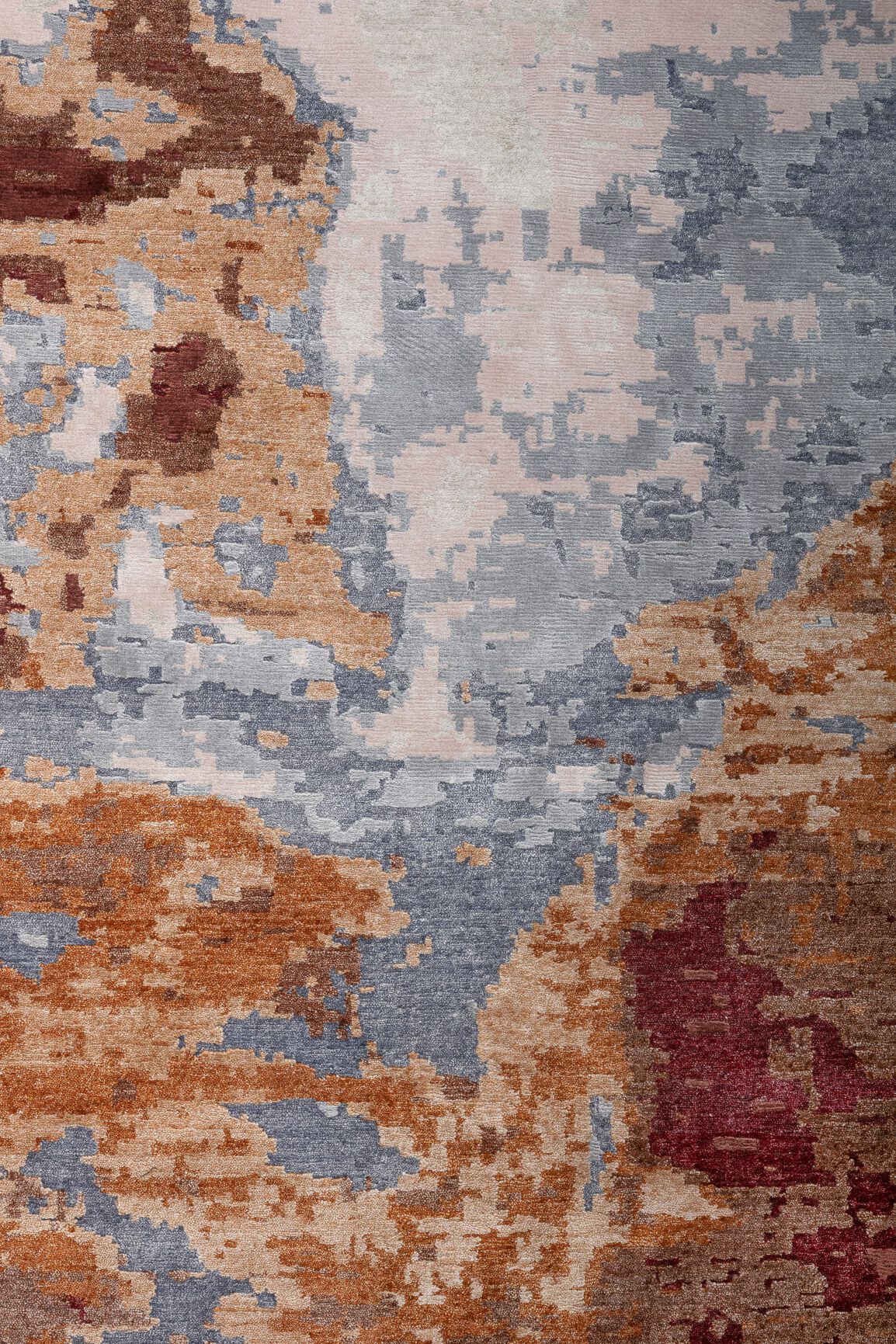 Индийский бамбуковый шелковый ковер Mantellassi 1926 COLORED CLOUDS ARCH-00121208