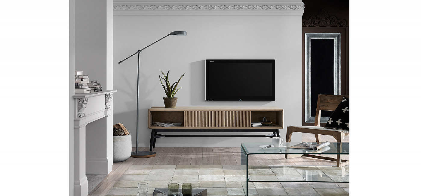 072956 Зеркало прямоугольное Ytsim 59x159 дерево La Forma Misty - Вид №2