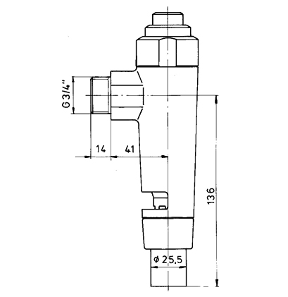 Benkiser Клапан смыва для унитаза 880-30-01 