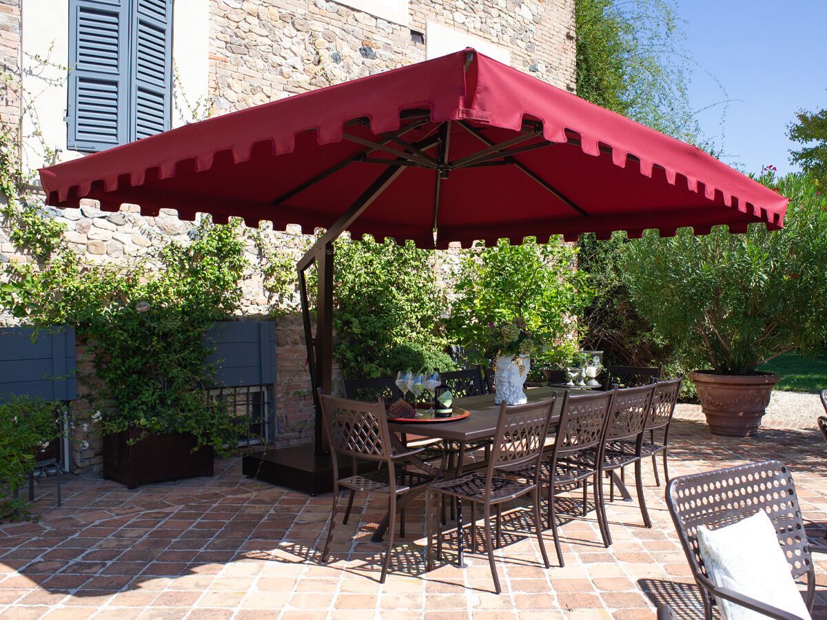 Зонтик с боковым полюсом Ombrellificio Poggesi SUMMER ARCH-00067065 - Вид №9