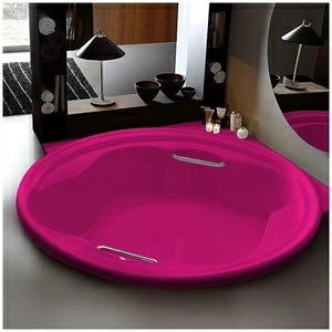 Ванна Gruppo treesse Ninfa V6591-R розовая круглая большая