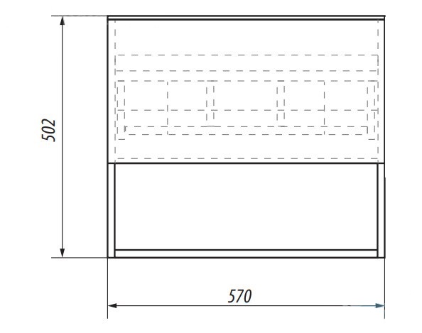 99.0806 Тумба под раковину Dreja Perfecto - Вид №1