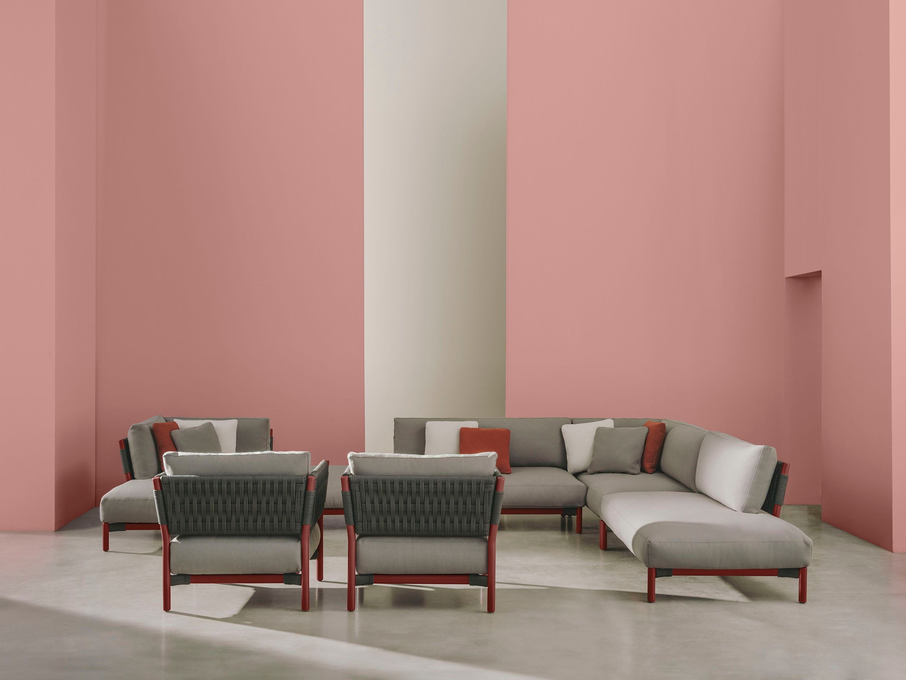 Ткань прямоугольный сад пуфик Andreu World Brezal ARCH-00150684 - Вид №1