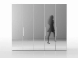 De Rosso Гардероб с зеркальным эффектом распашные двери hpl Alfabeto