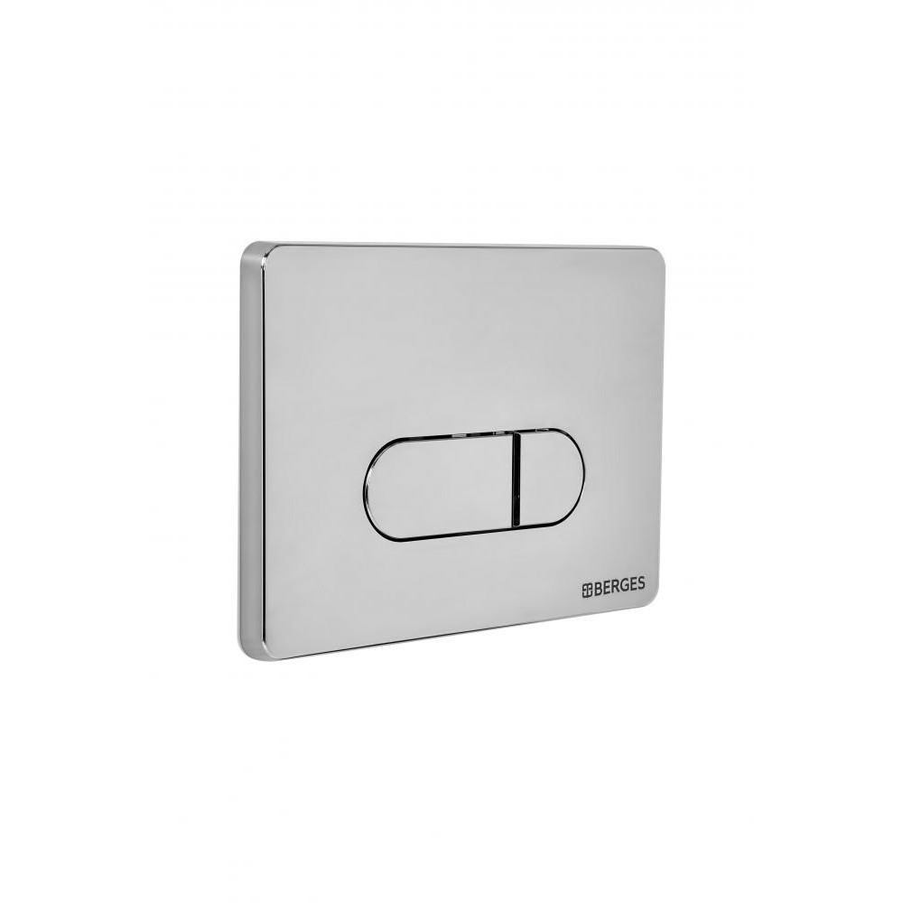 040033 Кнопка BERGES для инсталляции NOVUM D3  Berges АТОМ 410  - Вид №1