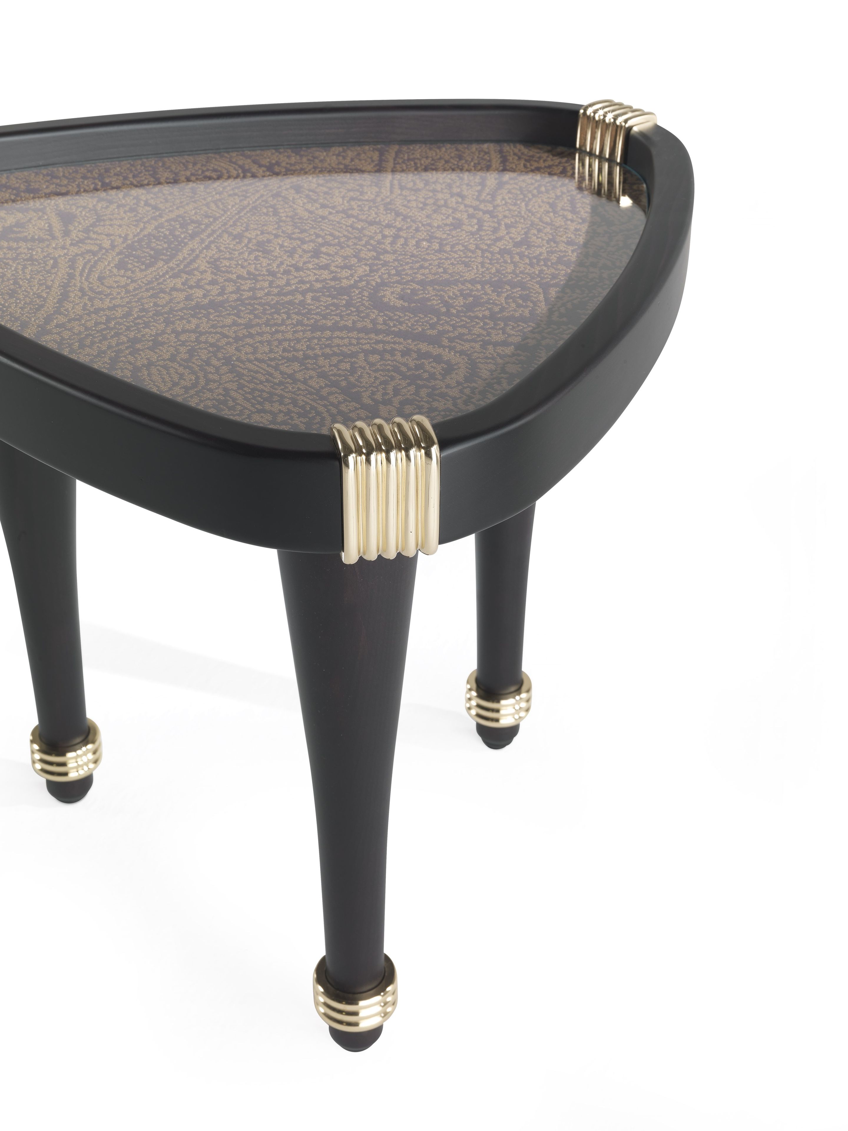 Деревянный треугольный журнальный столик ETRO Home Interiors AXUM ARCH-00114430 - Вид №3