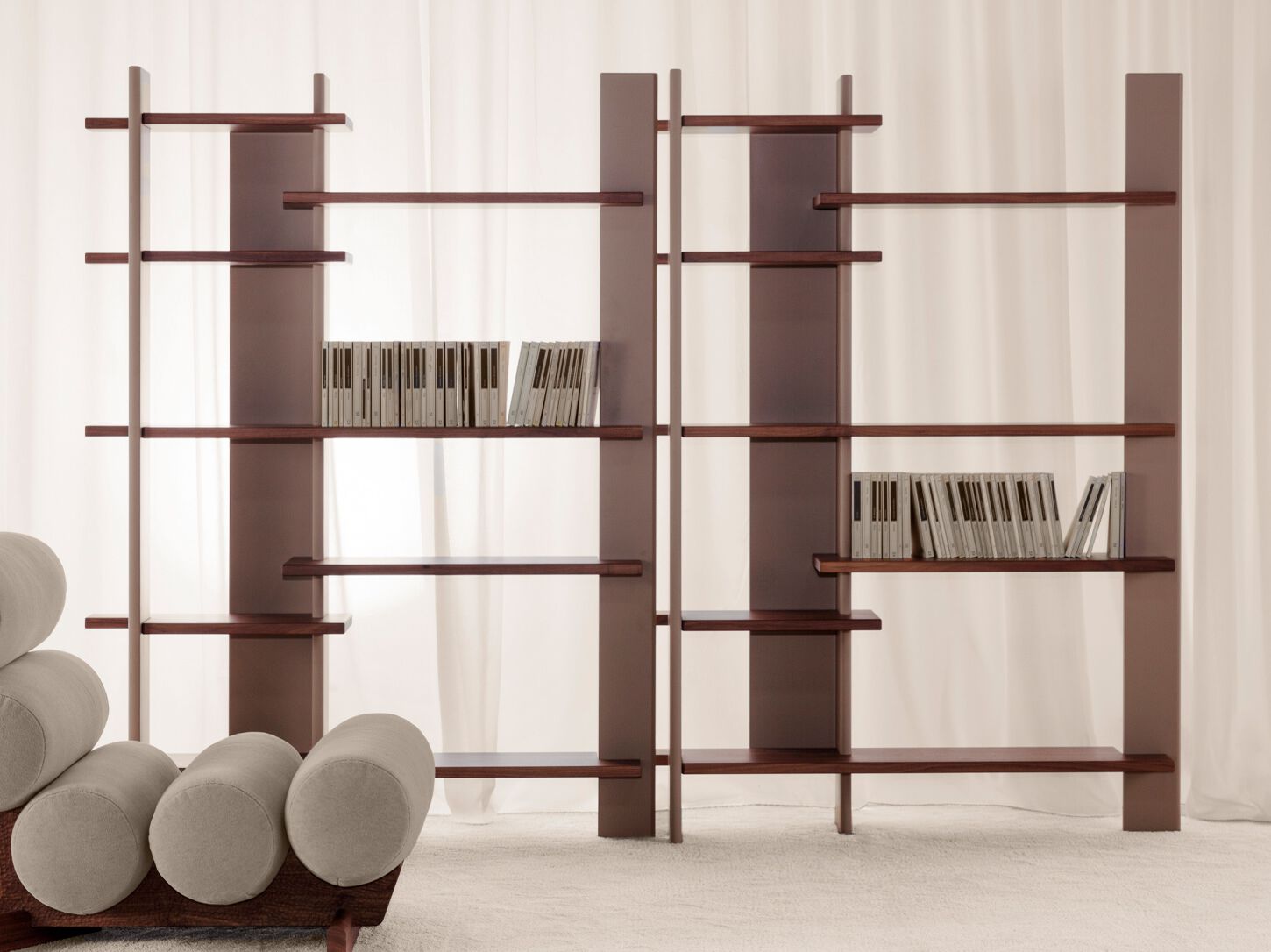 Настенный книжный шкаф из МДФ Vibieffe Quite luxury ARCH-00067160