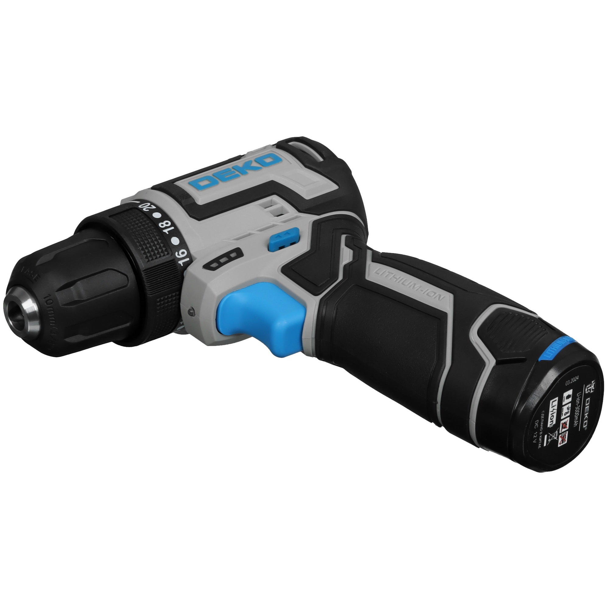 Дрель-шуруповерт DEKO Loner 12V PRO 5463224 STDN-0099761 - Вид №5