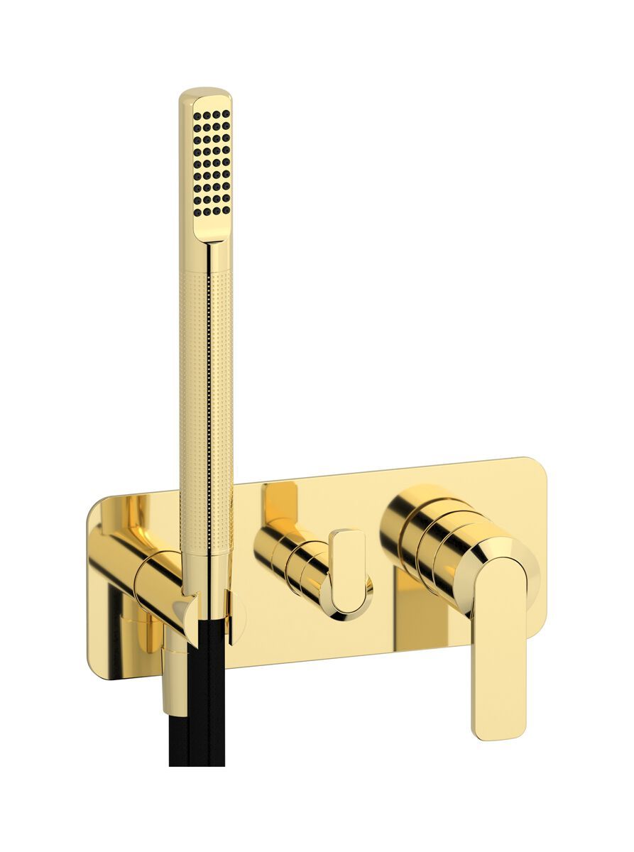 Однорычажный смеситель для душа с 3 отверстиями и ручным душем IB C-67 ARCH-00116194 - Вид №5