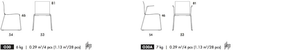 Стул для конференций с откидным верхом Bla Station STING ARCH-00055753 - Вид №6