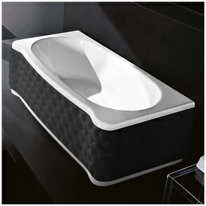 Ванна Gruppo treesse New Classic Young VTL-V6741-SX-KC белая прямоугольная левая чёрная кожа