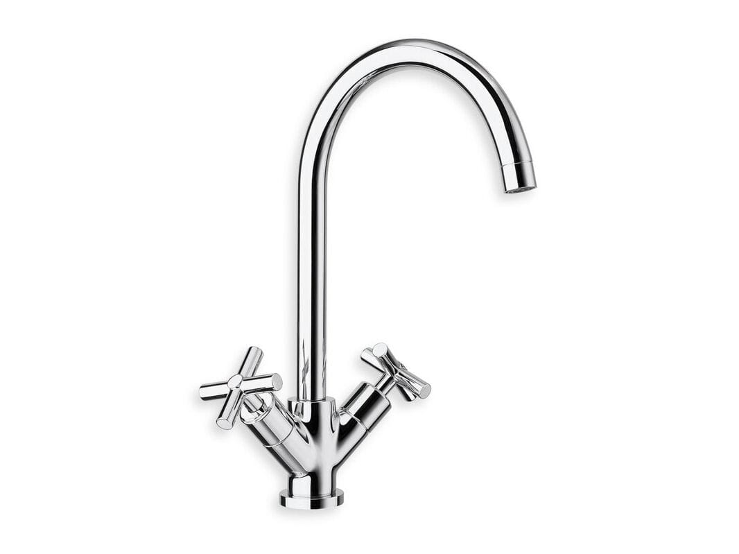 Однорычажный смеситель для кухни с поворотным изливом CRISTINA Rubinetterie кухня-современная коллекция ARCH-00141380 - Вид №1