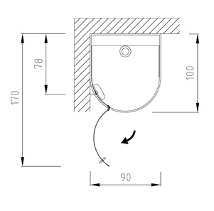 WE246.TR06LUC Kuma Сollection душевая кабина  Samo 42497 - Вид №2