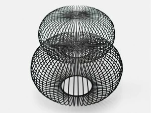 La Cividina Пуф / журнальный столик из стали Ploff