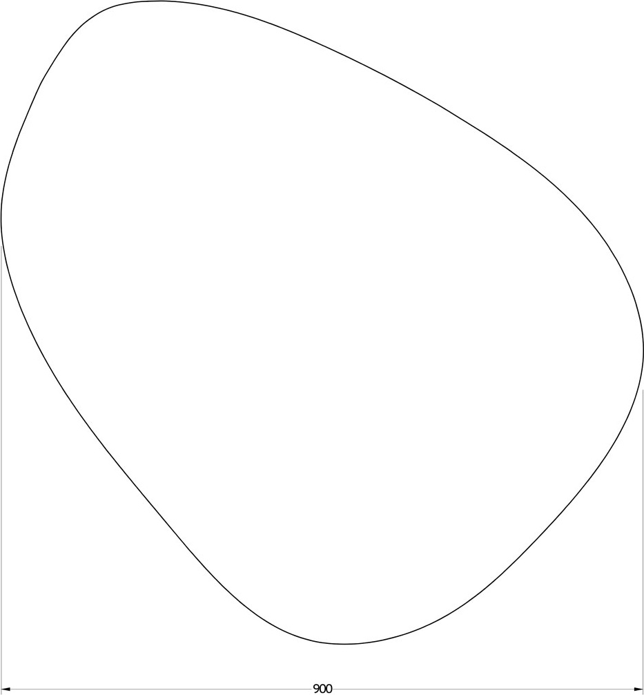 BY 0116 Зеркало со шлифованной кромкой EVOFORM Primary - Вид №1