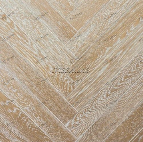 Паркет Ёлка GreenLine Неаполь Дуб Натур с брашью (Текстурированная) 500х125 мм 1900200053