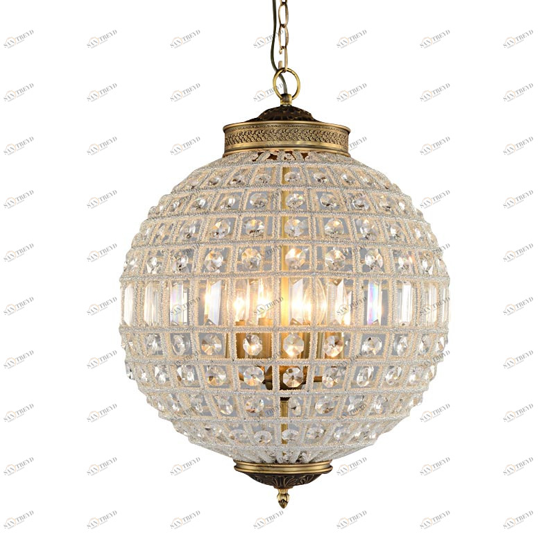Подвесной светильник Casbah 6 brass от Delight Collection 8980-6D DELIGHT COLLECTION ДИЗАЙНЕРСКИЕ 243732 Прозрачный;латунь 