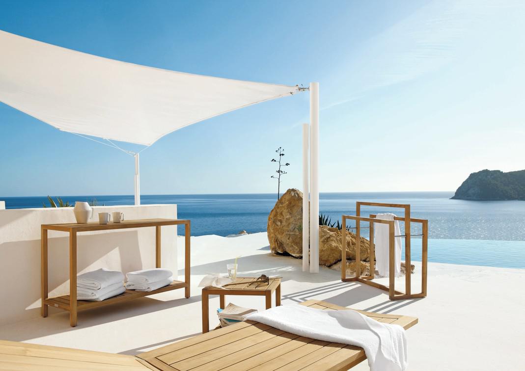 MNST877 Журнальные столики teak ⌀155см Manutti Siena - Вид №4