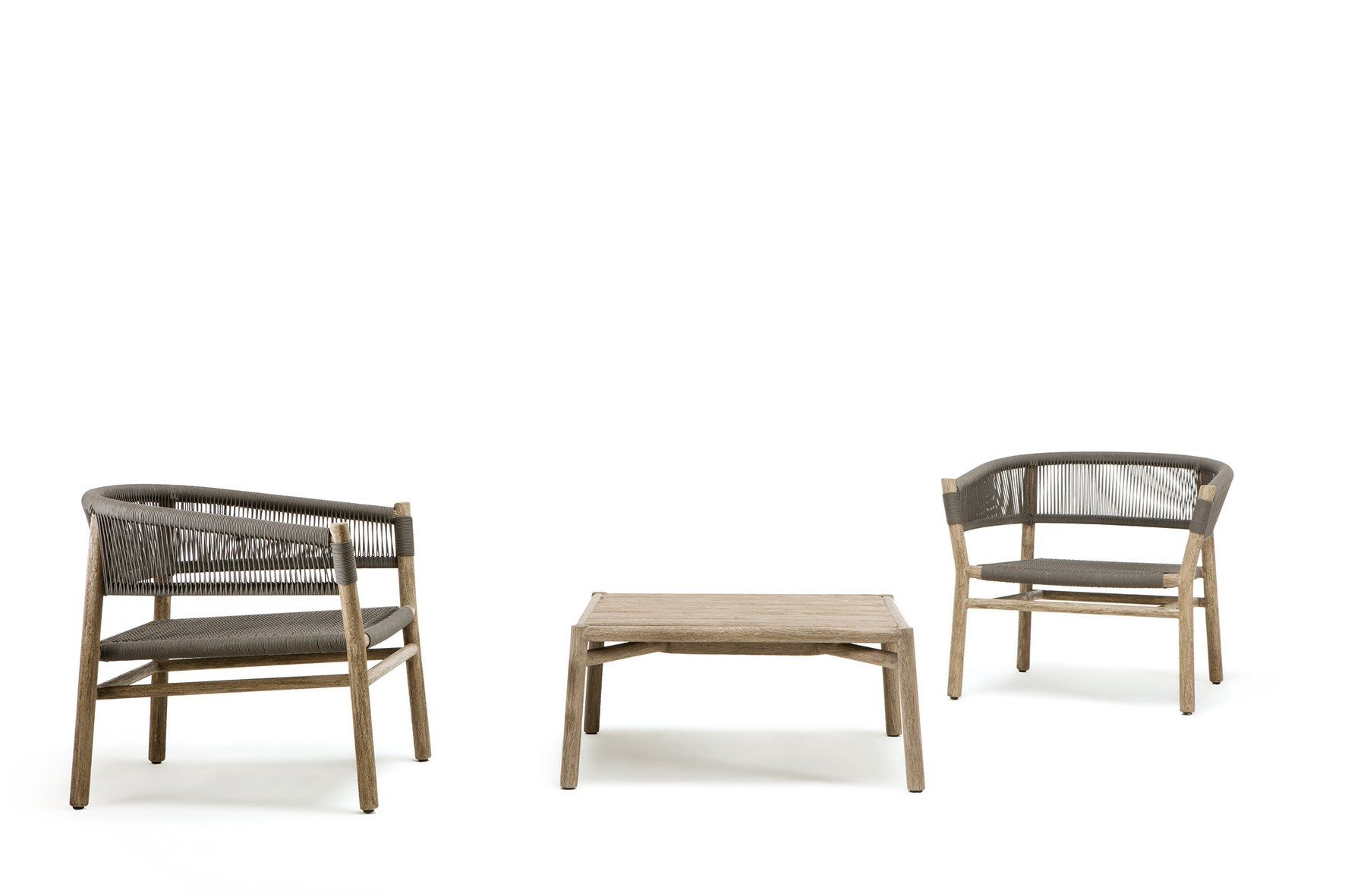 Веревочный садовый стул с подлокотниками Ethimo ARCH-00076587 - Вид №11