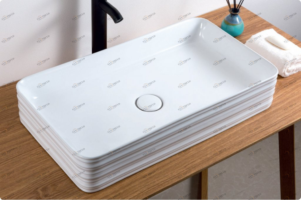 BB1408 Накладная раковина на столешницу  овальная BELBAGNO 