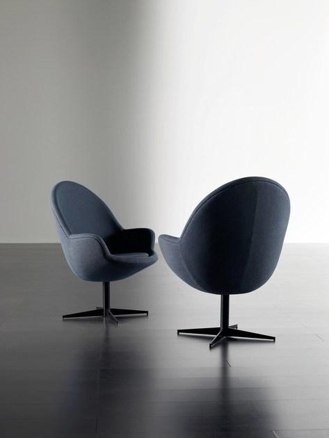 Meridiani Вращающееся кресло из ткани с 4 спицами Jo & jill sun-id-1385572 - Вид №2