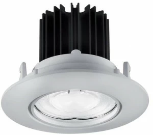 Buzzi & Buzzi Круглый встраиваемый светодиодный светильник из алюминия Iron