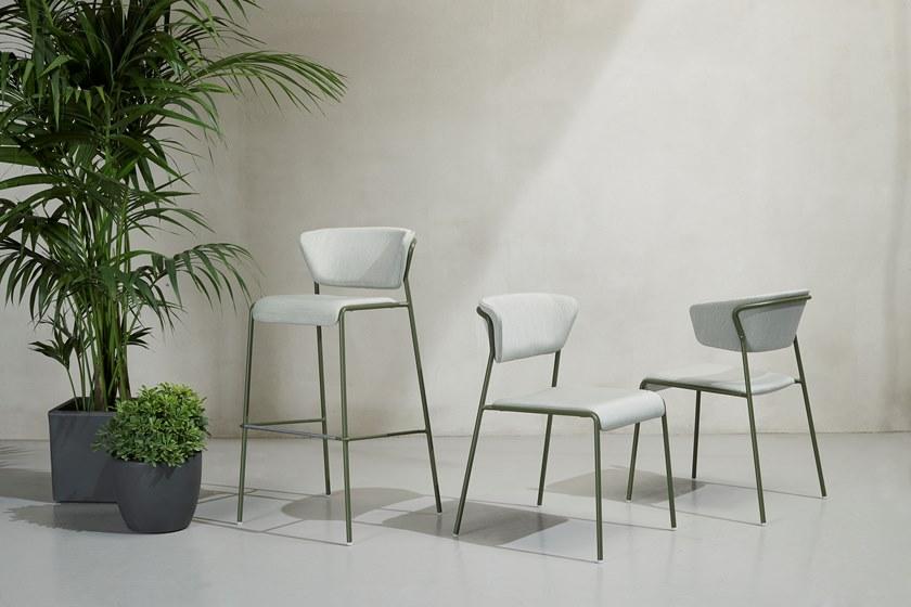 SCAB DESIGN Высокий табурет для улицы из ткани Lisa sun-id-1482105 - Вид №3